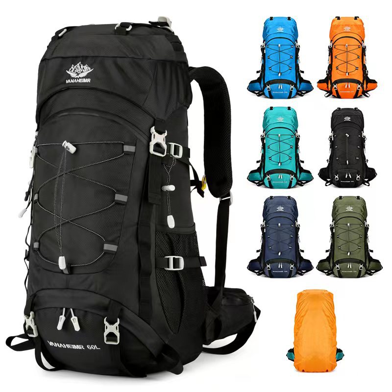 Discover the Ultimate 60L Large-Capacity Hiking Camping Travel Backpack
